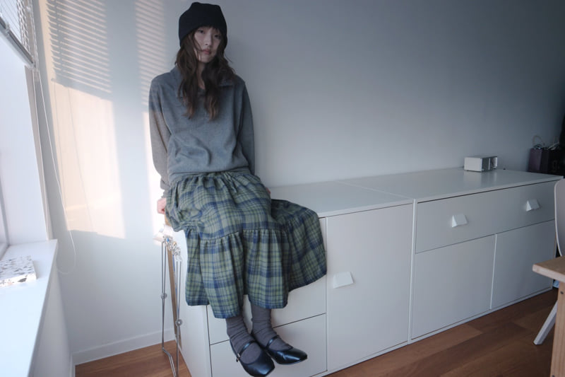Enten - Korean Women Fashion - #womensfashion - Cozen Skirt - 4