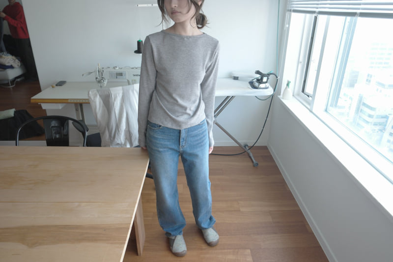 Enten - Korean Women Fashion - #momslook - Standard Denim Pants - 6