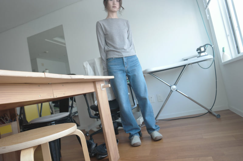 Enten - Korean Women Fashion - #womensfashion - Standard Denim Pants