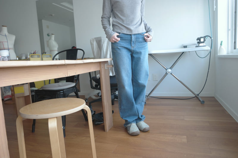 Enten - Korean Women Fashion - #womensfashion - Standard Denim Pants - 3