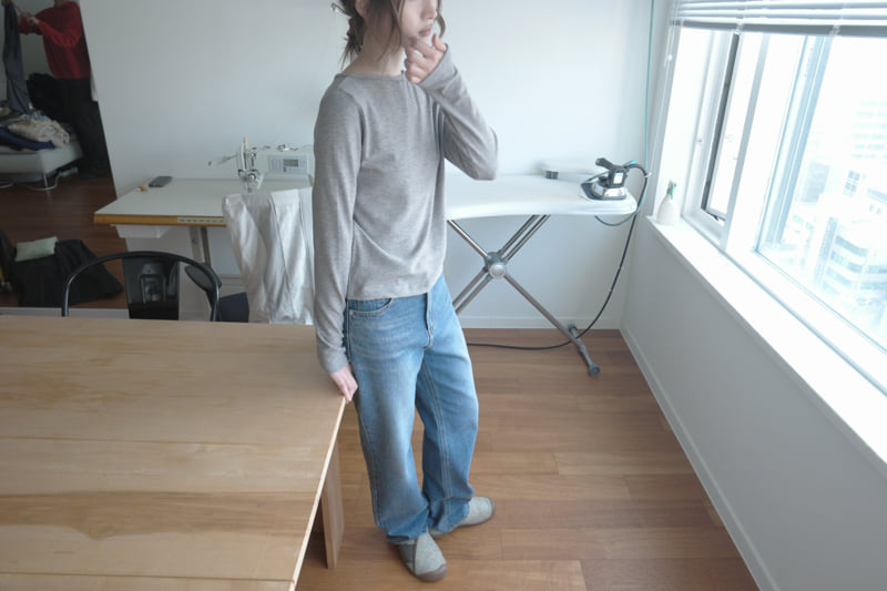 Enten - Korean Women Fashion - #womensfashion - Standard Denim Pants - 5