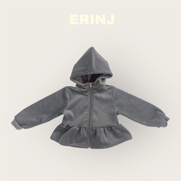 Erin J - Korean Children Fashion - #kidzfashiontrend - Velour Zip-up Hoodie - 4