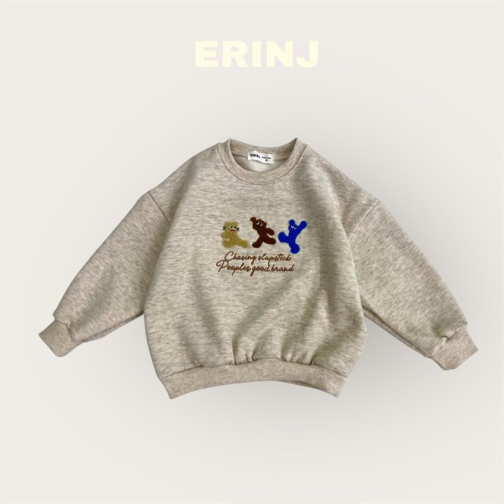 Erin J - Korean Children Fashion - #Kfashion4kids - Bear Embroidery Sweatshirt - 5
