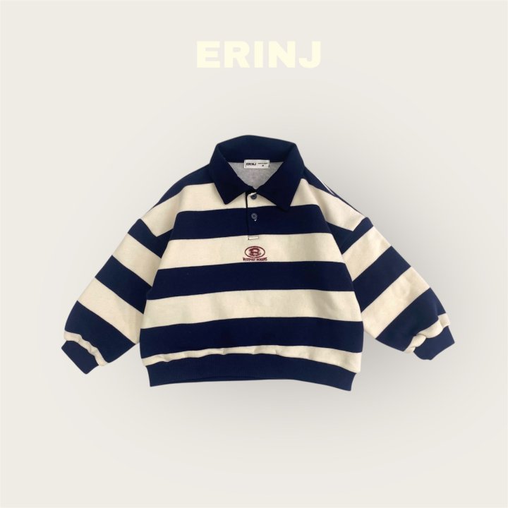 Erin J - Korean Children Fashion - #kidzfashiontrend - Collar Sweatshirt - 4