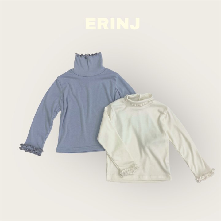 Erin J - Korean Children Fashion - #childofig - Ruffle Turtleneck Tee