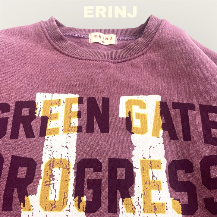 Erin J - Korean Children Fashion - #childofig - Lettering Pigment Sweatshirt - 6