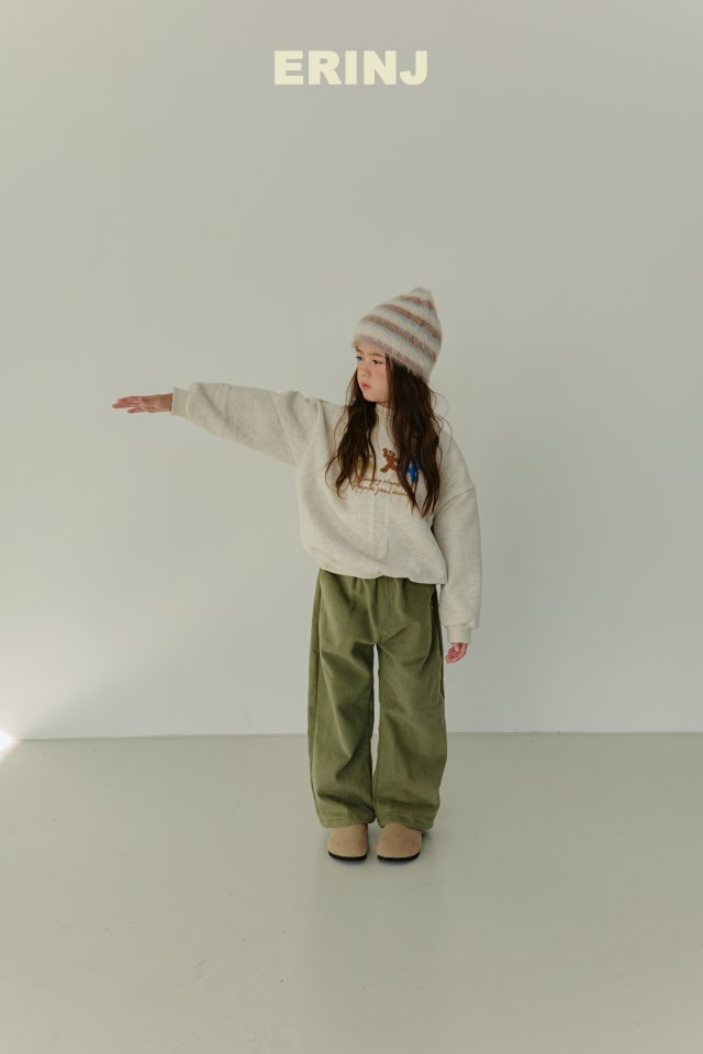 Erin J - Korean Children Fashion - #childofig - Bear Embroidery Sweatshirt - 10
