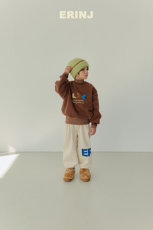 Erin J - Korean Children Fashion - #childrensboutique - Bear Embroidery Sweatshirt - 12