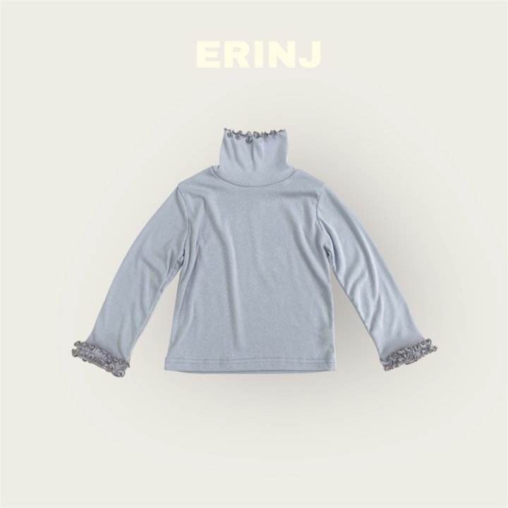 Erin J - Korean Children Fashion - #designkidswear - Ruffle Turtleneck Tee - 3