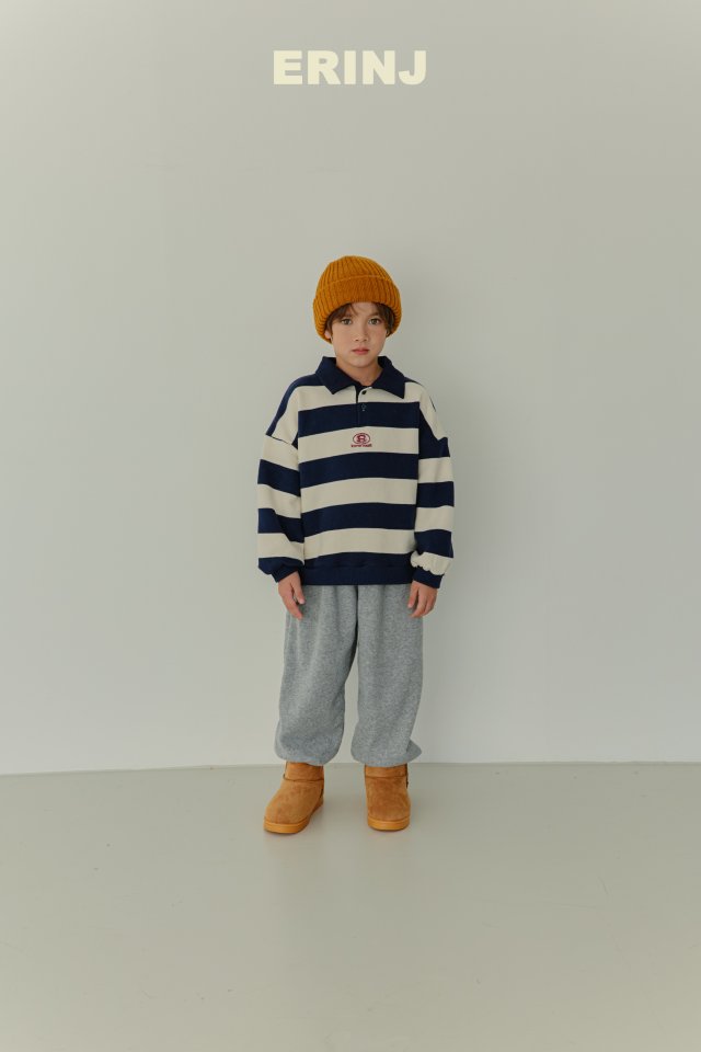 Erin J - Korean Children Fashion - #designkidswear - Collar Sweatshirt - 12