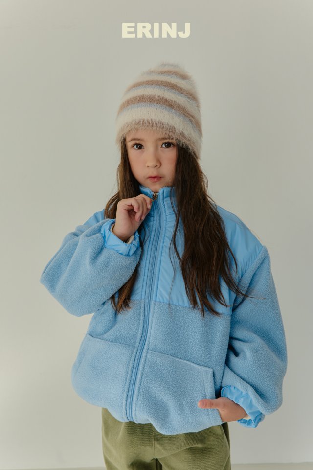 Erin J - Korean Children Fashion - #kidsshorts - Fleece Color Jacket - 10