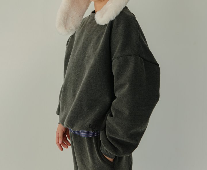 Erin J - Korean Children Fashion - #kidsshorts - Erin Pigment Sweatshirt - 8