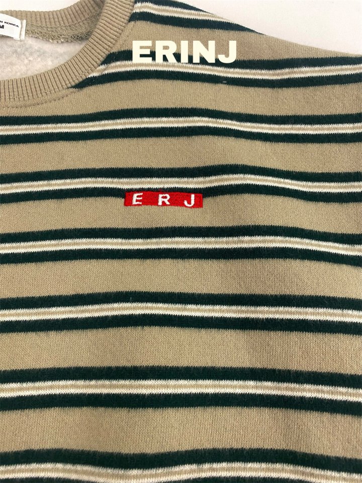 Erin J - Korean Children Fashion - #kidsstore - Stripe Sweatshirt - 6