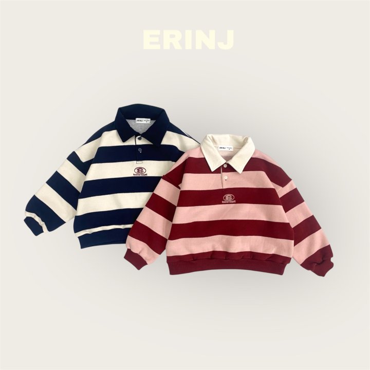 Erin J - Korean Children Fashion - #kidzfashiontrend - Collar Sweatshirt - 3