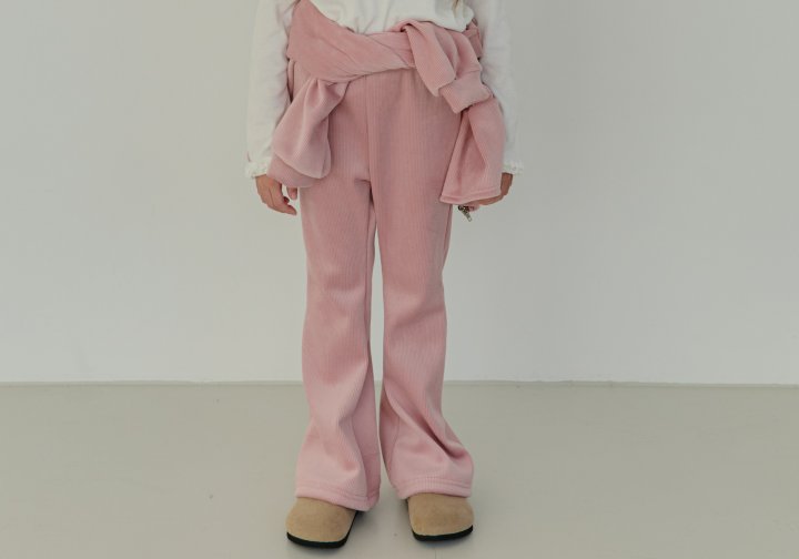 Erin J - Korean Children Fashion - #littlefashionista - Velour Jeggings - 7