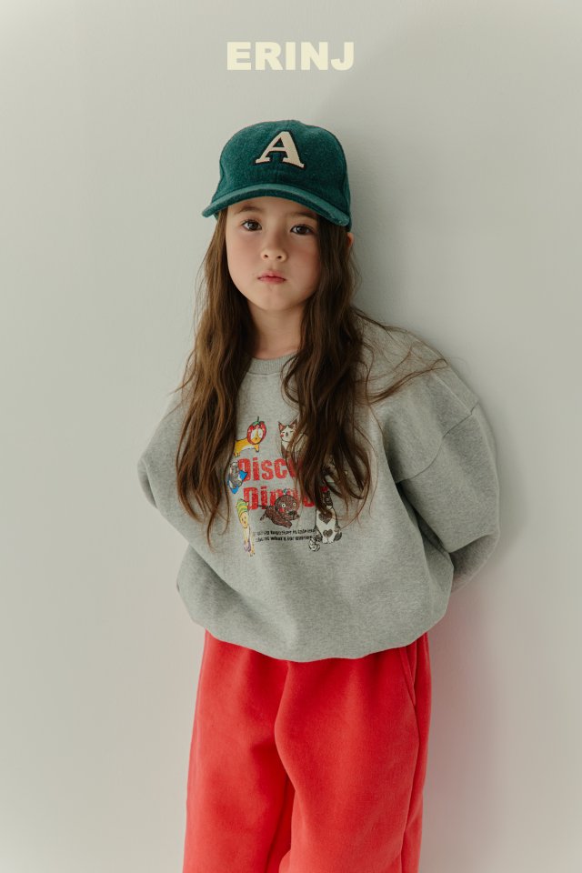 Erin J - Korean Children Fashion - #prettylittlegirls - Print Sweatshirt