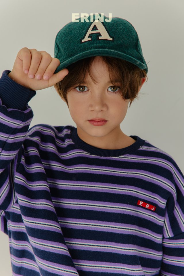 Erin J - Korean Children Fashion - #prettylittlegirls - Stripe Sweatshirt - 12