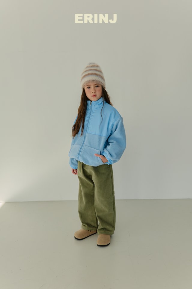 Erin J - Korean Children Fashion - #prettylittlegirls - Fleece Color Jacket