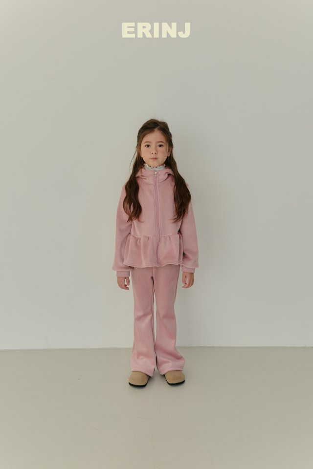 Erin J - Korean Children Fashion - #stylishchildhood - Velour Zip-up Hoodie - 11