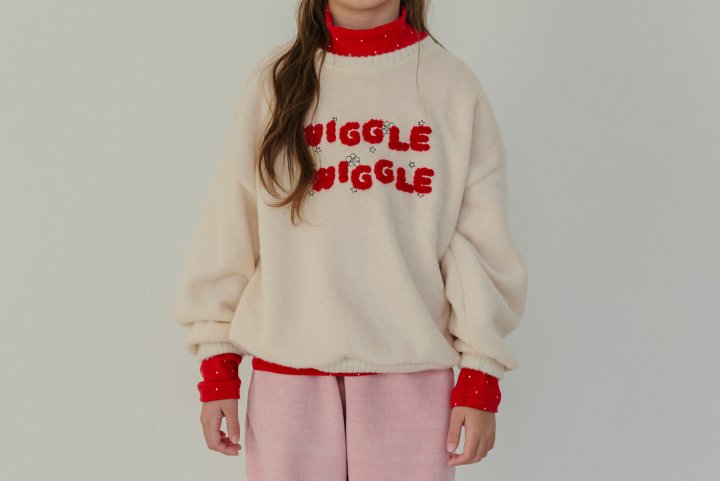 Erin J - Korean Children Fashion - #stylishchildhood - Wiggle Knit Sweatshirt