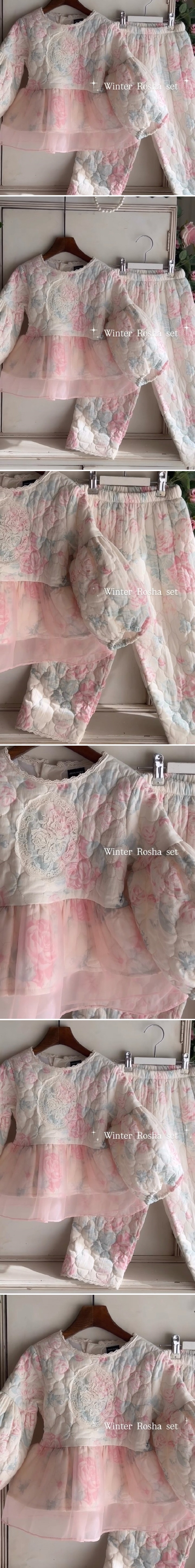 Eugenie Candies - Korean Children Fashion - #childrensboutique - Winter Rosha Set - 2