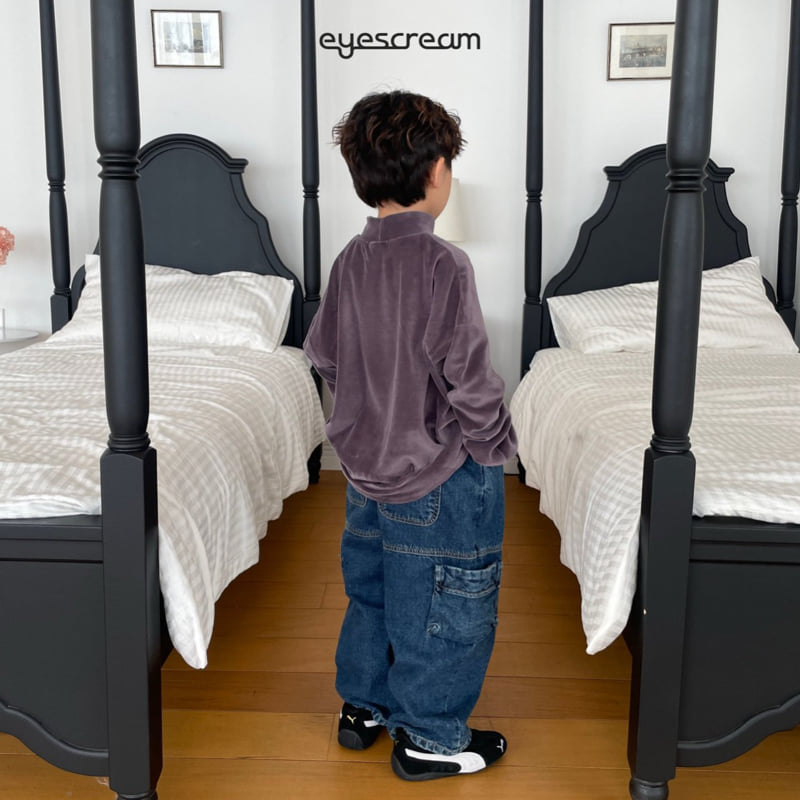 Eyescream - Korean Children Fashion - #childofig - Open Cargo Denim Pants - 11