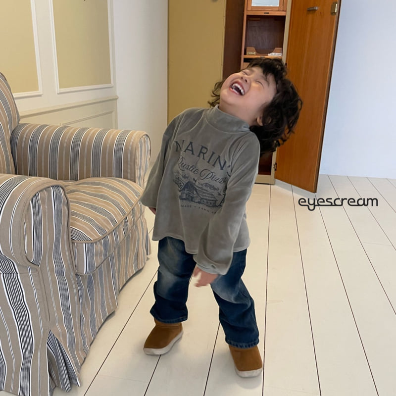 Eyescream - Korean Children Fashion - #childofig - Sand Washing Denim Pants - 10