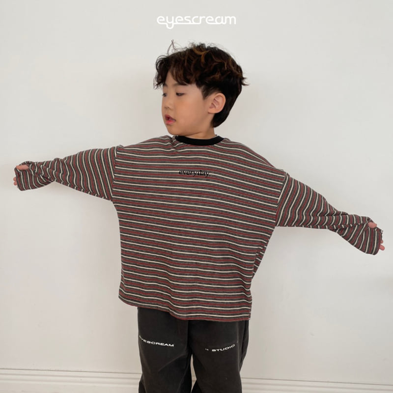 Eyescream - Korean Children Fashion - #designkidswear - Finger Hole Heat Tee - 9