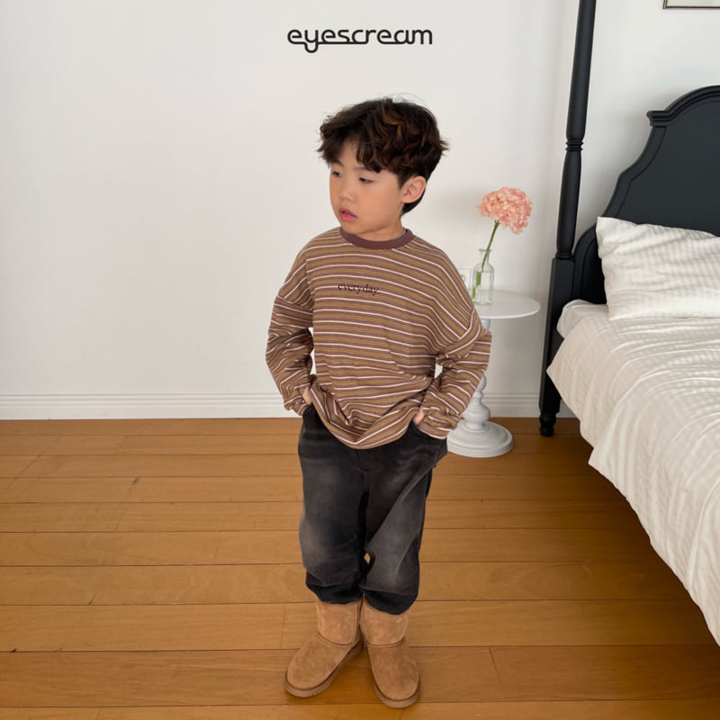 Eyescream - Korean Children Fashion - #kidsshorts - Finger Hole Heat Tee - 12