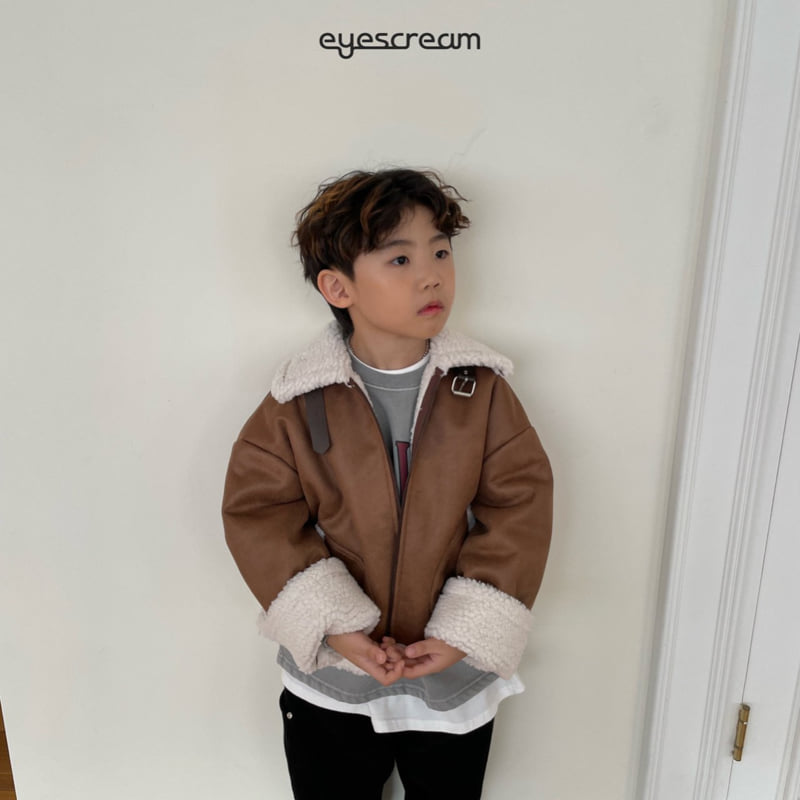Eyescream - Korean Children Fashion - #fashionkids - High Neck Mustang Jacket - 4