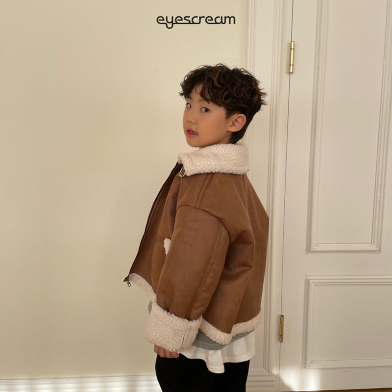 Eyescream - Korean Children Fashion - #kidsstore - High Neck Mustang Jacket - 5