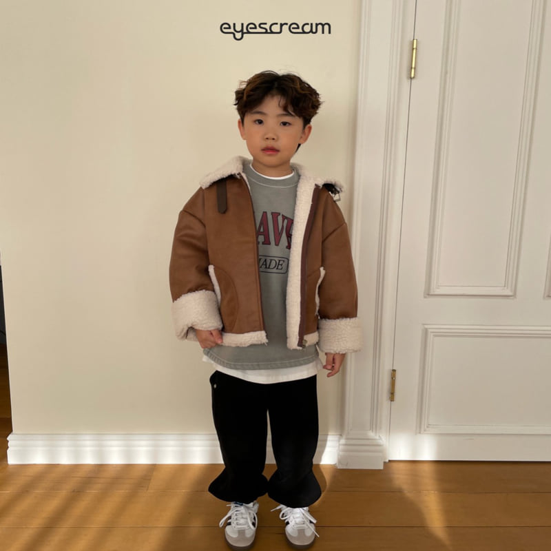 Eyescream - Korean Children Fashion - #kidzfashiontrend - High Neck Mustang Jacket - 6