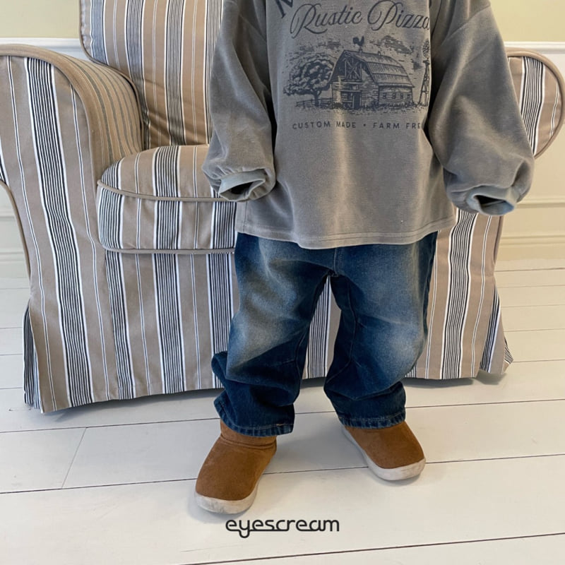 Eyescream - Korean Children Fashion - #kidsstore - Sand Washing Denim Pants - 4