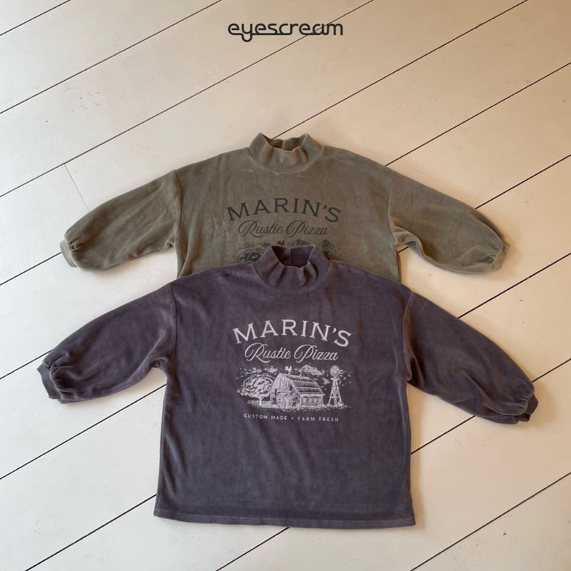 Eyescream - Korean Children Fashion - #kidzfashiontrend - Marine Velour Tee