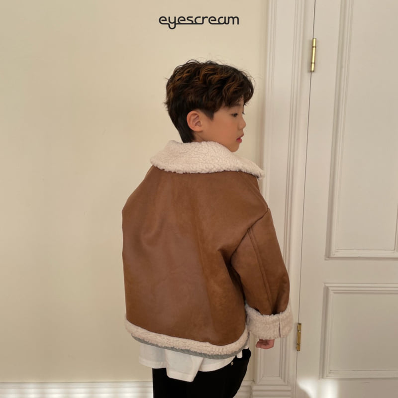 Eyescream - Korean Children Fashion - #littlefashionista - High Neck Mustang Jacket - 8