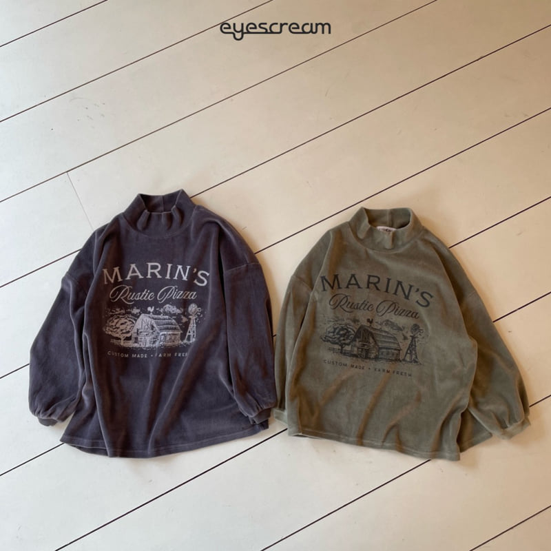 Eyescream - Korean Children Fashion - #littlefashionista - Marine Velour Tee - 3