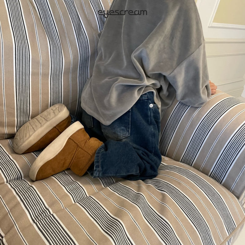 Eyescream - Korean Children Fashion - #magicofchildhood - Sand Washing Denim Pants - 7