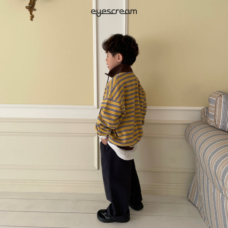 Eyescream - Korean Children Fashion - #magicofchildhood - Bros Half Zip-Up Sweatshirt - 8