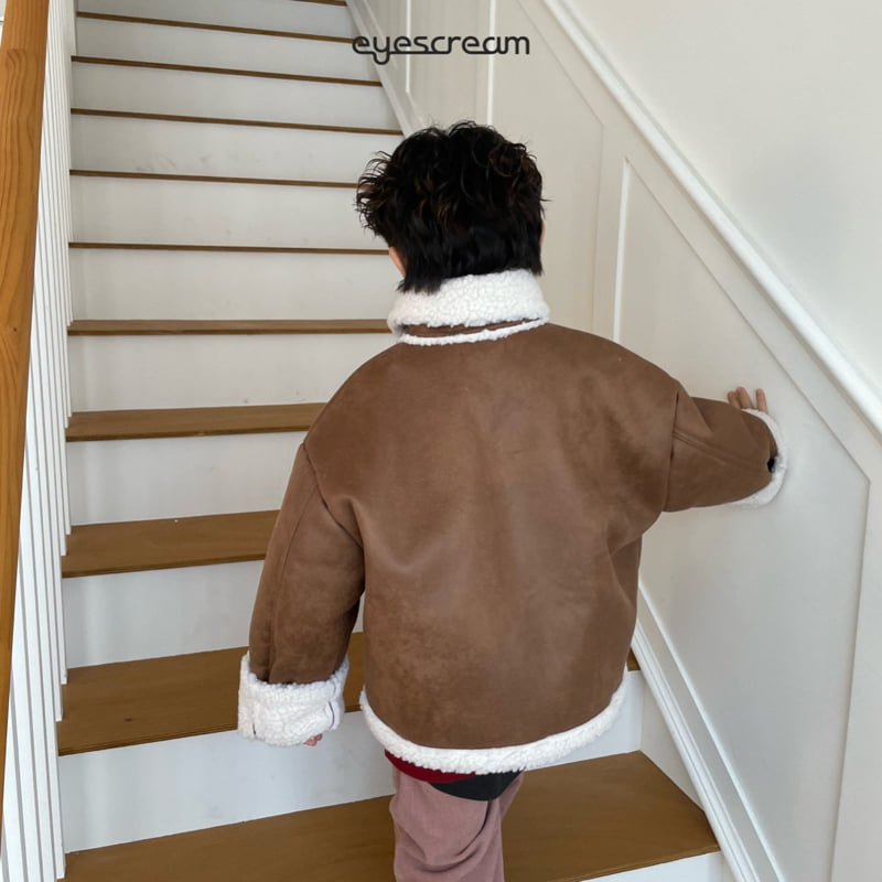 Eyescream - Korean Children Fashion - #minifashionista - High Neck Mustang Jacket - 10