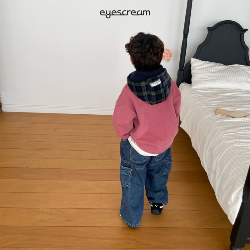 Eyescream - Korean Children Fashion - #minifashionista - Open Cargo Denim Pants - 9