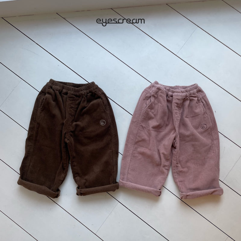 Eyescream - Korean Children Fashion - #minifashionista - Band Corduroy Pants