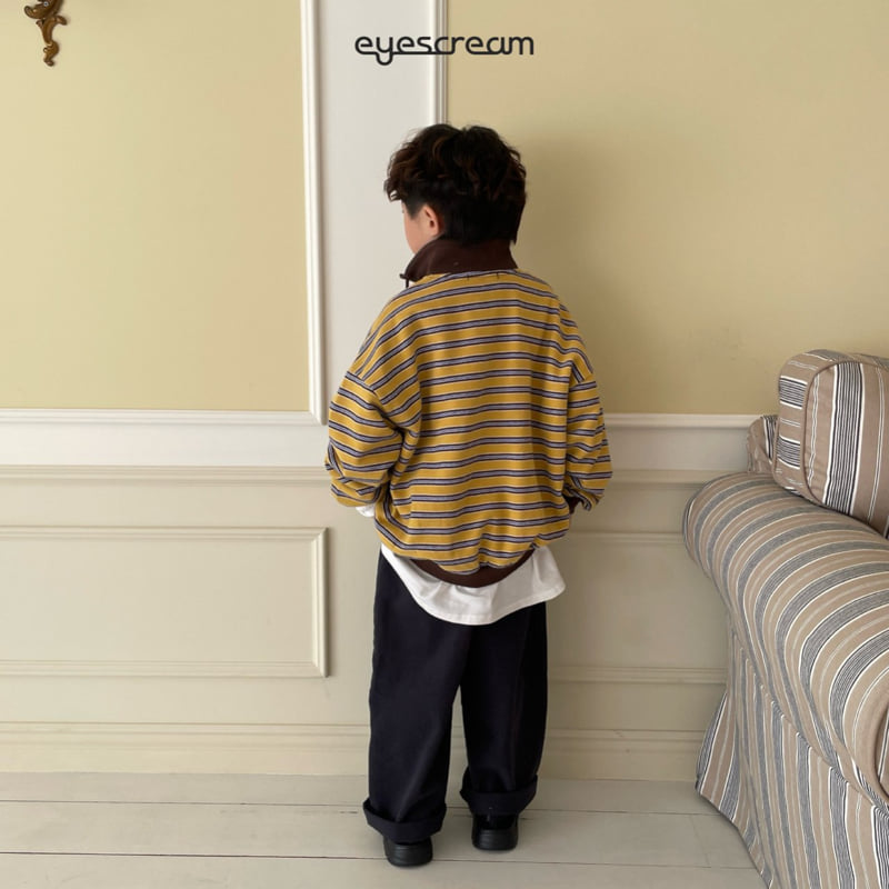 Eyescream - Korean Children Fashion - #minifashionista - Bros Half Zip-Up Sweatshirt - 9