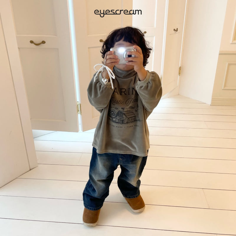 Eyescream - Korean Children Fashion - #minifashionista - Marine Velour Tee - 5