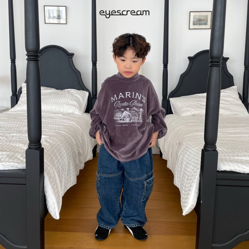 Eyescream - Korean Children Fashion - #prettylittlegirls - Open Cargo Denim Pants - 10