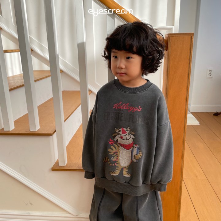 Eyescream - Korean Children Fashion - #toddlerclothing - New Face Kellogg Sweatshirt - 4