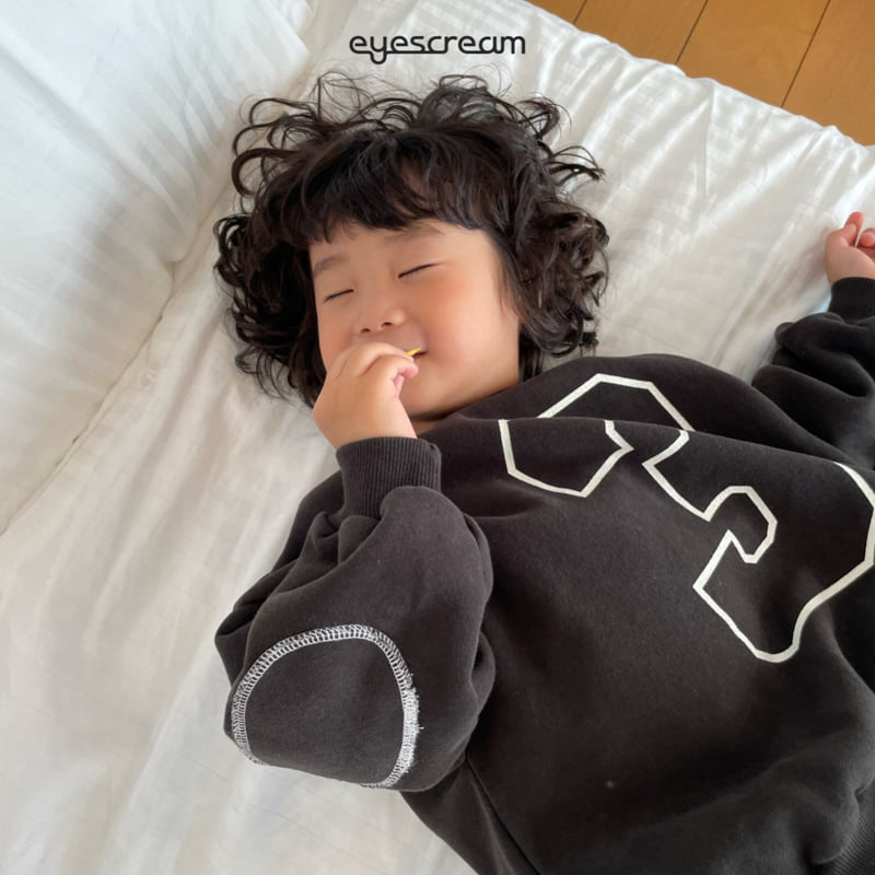 Eyescream - Korean Children Fashion - #todddlerfashion - Number 3 Sweatshirt - 4