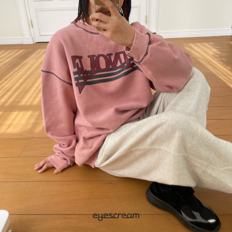 Eyescream - Korean Women Fashion - #momslook - Pinoli Pig Sweatshirt (Adult) - 2