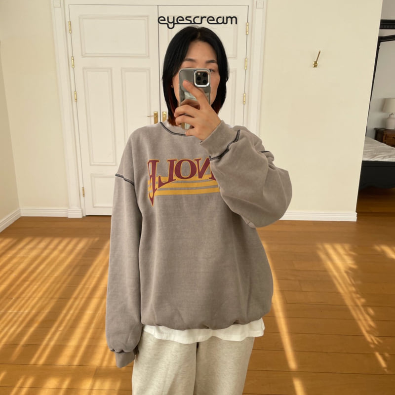 Eyescream - Korean Women Fashion - #womensfashion - Pinoli Pig Sweatshirt (Adult) - 4