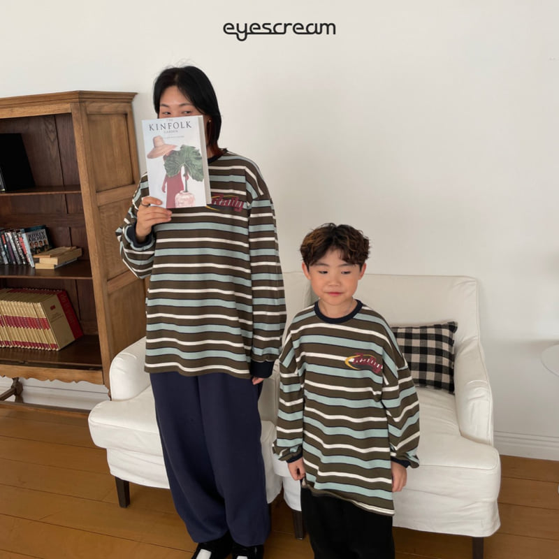 Eyescream - Korean Women Fashion - #momslook - Rally Stripe Tee (Adult) - 3