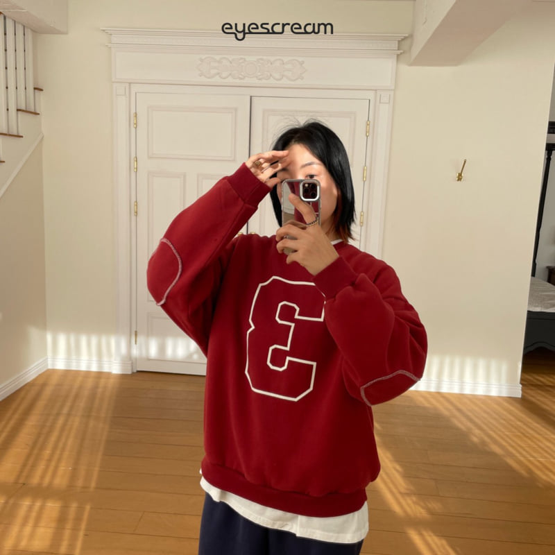 Eyescream - Korean Women Fashion - #momslook - Number 3 Sweatshirt (Adult) - 6
